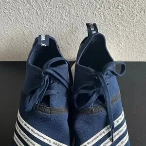 Adidas Men\'s Originals X White Mountaineering NMD_R2 Navy Shoes Sneakers Size 11 Adidas White Mountaineering x NMD R2 PK  main image 2